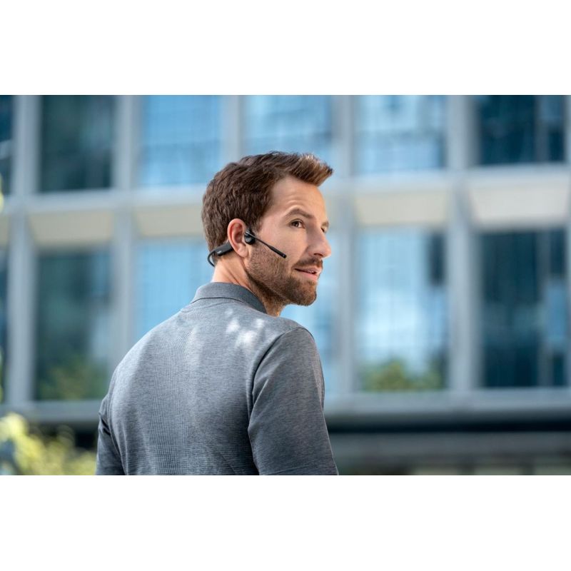 Shokz OpenComm2 USB-C Wireless Bone Conduction Headphones + USB-A Adapter Black In preparation Your Sports Performance