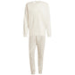 Men's adidas Sportswear Big Logo Fleece Colorblock Tracksuit Beige JX5572 In preparation Adidas
