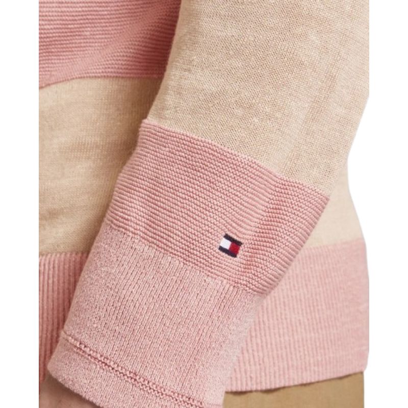 TOMMY HILFIGER MEN'S DC PREMIUM LINEN SWEATER In preparation Your Sports Performance