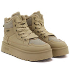 Beige Big Star UU274166 women's platform snow boots