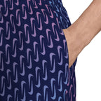 Nike Breaker Swoosh Link Midnig Navy-Pink-Purple Swim Shorts NESSG577 440