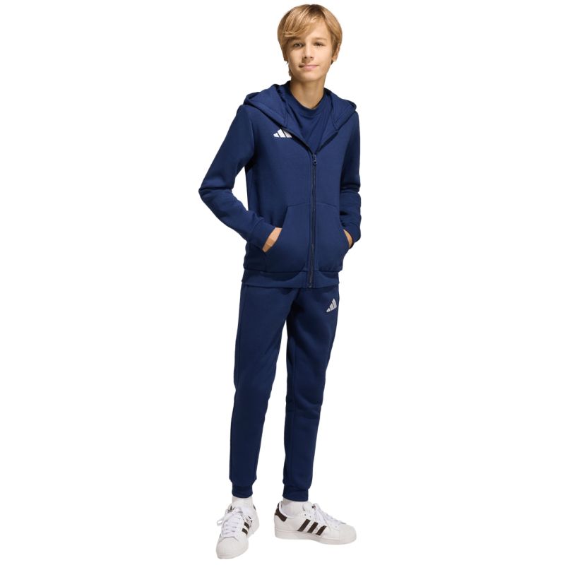adidas Entrada 26 Sweat navy blue kids' pants JZ9135 In preparation Your Sports Performance