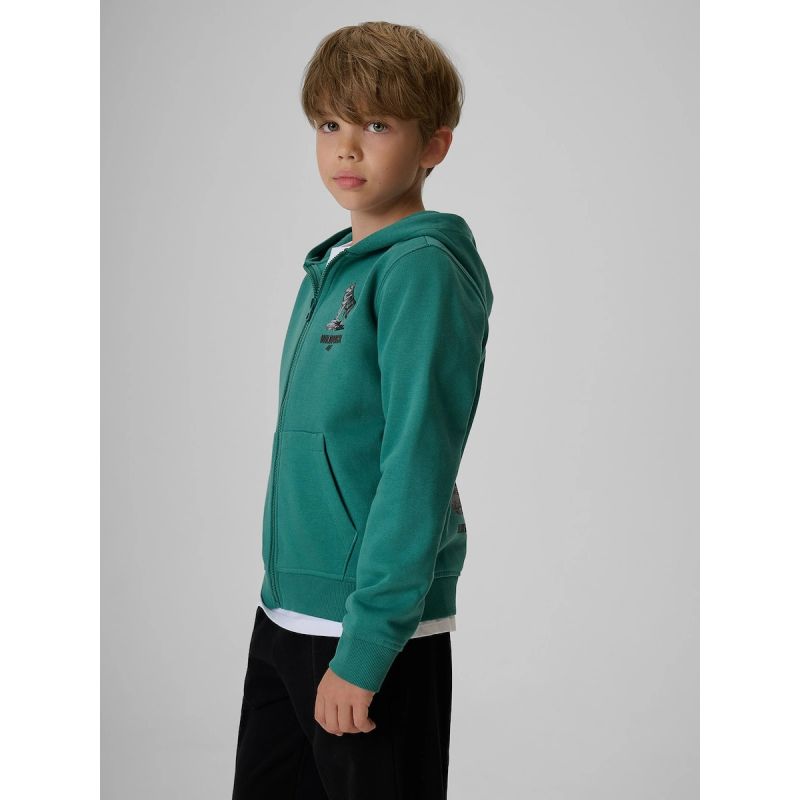 Boy's regular hooded sweatshirt 4F 4FJKAW26TSWSM3153-46S
