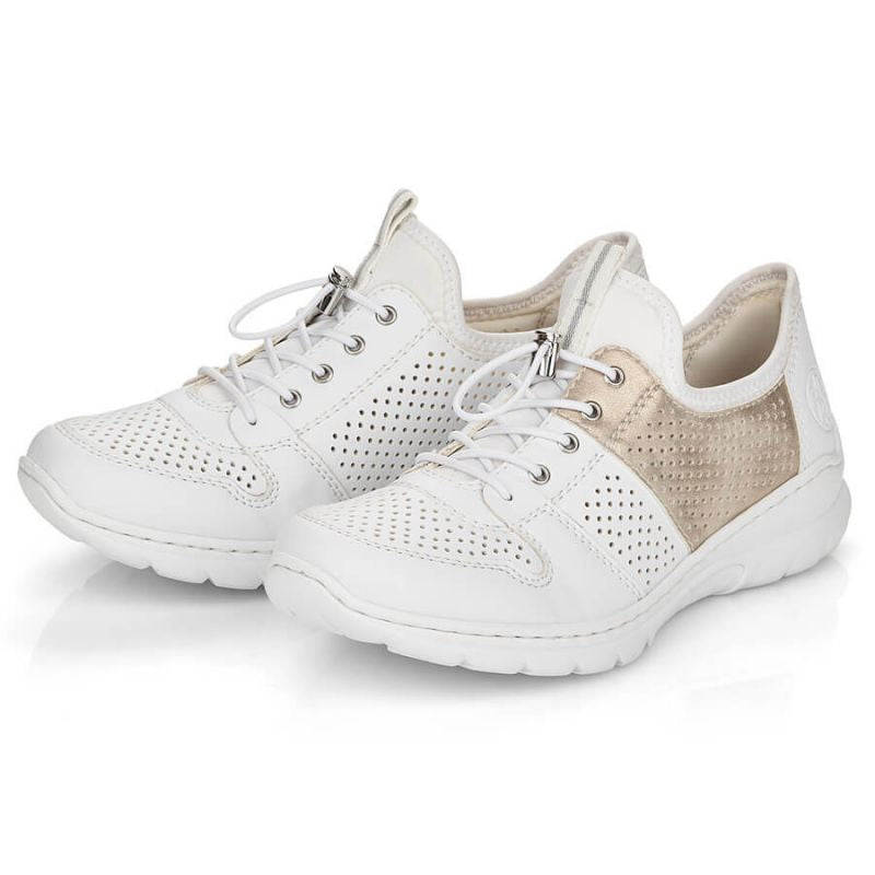 Comfortable Rieker W L3254-80 white shoes