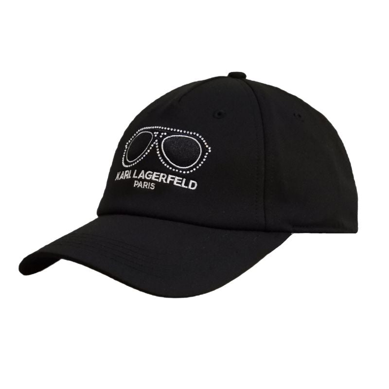 Karl Lagerfeld Paris Cap with Strapback Glasses Black - L5WH7946 blk Odzież/Czapki/Czapki z daszkiem Your Sports Performance