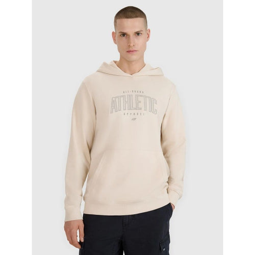 Men's sweatshirt with hood, open, 4F 4FRSS25TSWSM2201-12S 4f