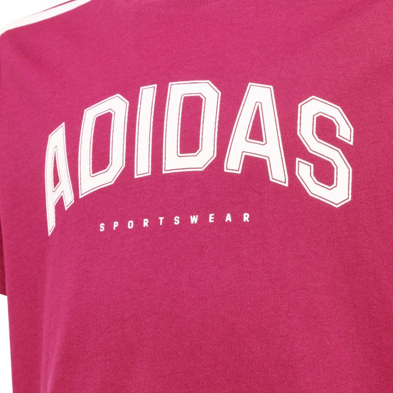 adidas Codes Collegiate Graphic Tee for kids pink KA9764 In preparation Your Sports Performance