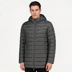 Geographical Norway men's jacket AMIGOMAP LONG HOOD DB DGREY MEN 233 DARK GRAY (WZ5086H/GN-GRIS FONCÉ) Geographical Norway