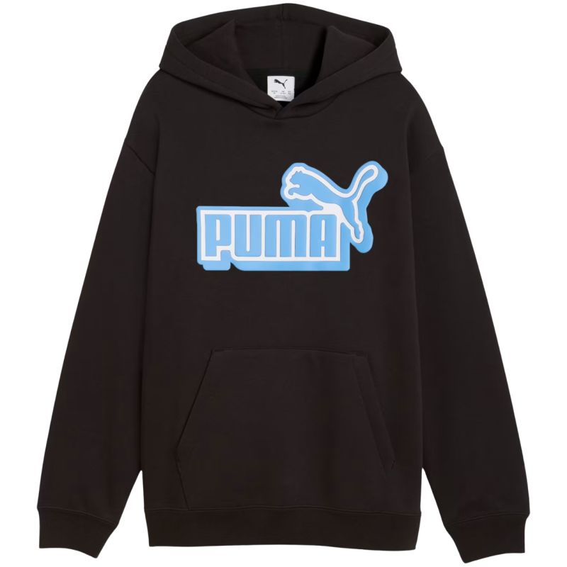 Puma Ess Logo Lab Relaxed Hoodie for Kids, black, 694674 01