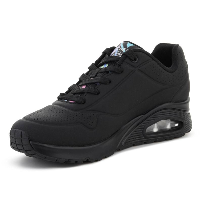 SKECHERS UNO-SPREAD THE LOVE BLACK/PURPLE/TURQUI 155507-BPTQ