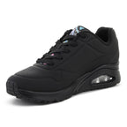 SKECHERS UNO-SPREAD THE LOVE BLACK/PURPLE/TURQUI 155507-BPTQ