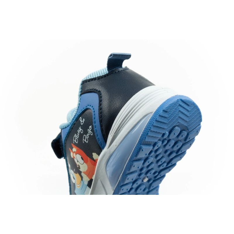 Leomil children's sports shoes Bluey sneakers light with velcro LED