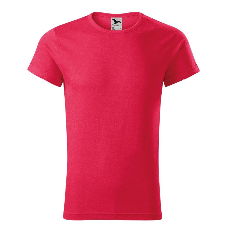 Malfini Fusion M MLI-163M7 T-shirt, red melange Clothing/Lifestyle/T-shirts/Malfini Malfini