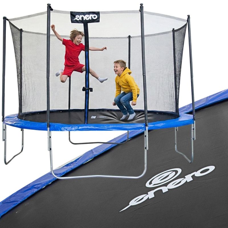 FOLDABLE GARDEN TRAMPPOLINE WITH INNER NET 12FT 366CM ENERO Home and Garden/Garden Your Sports Performance
