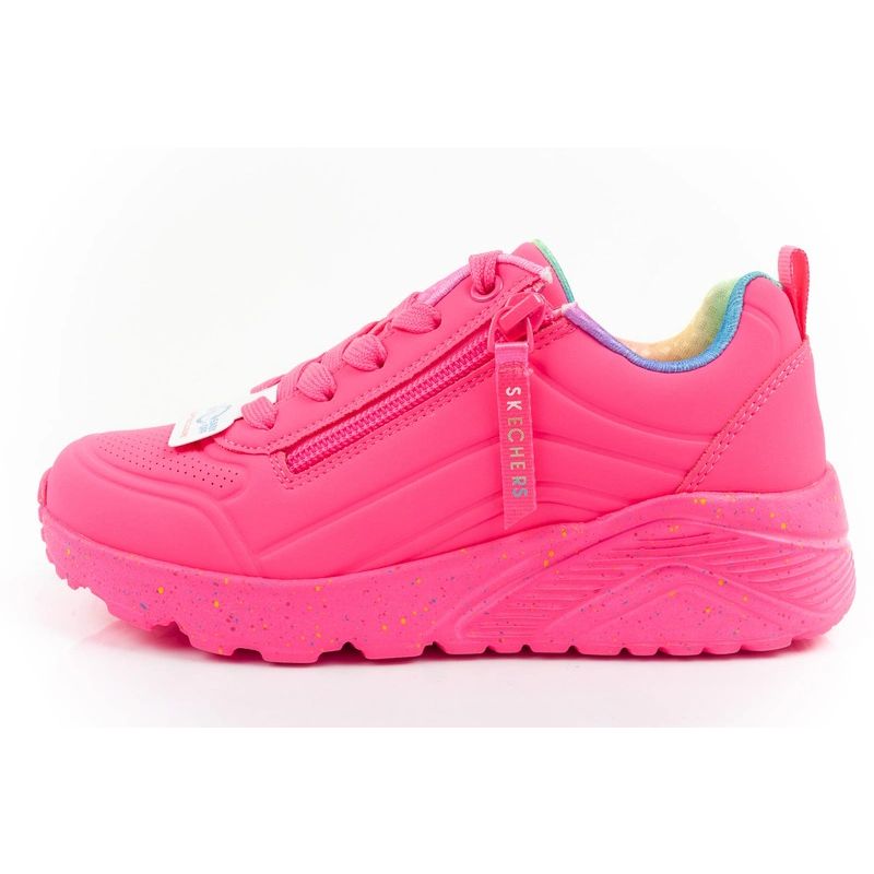 Skechers Uno Lite children's sports sneakers shoes, pink, comfortable Skechers