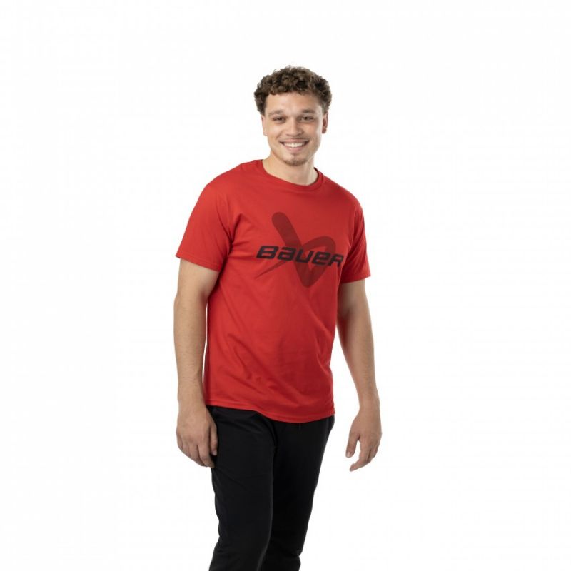 Bauer Core Lockup Sr T-shirt M 1063376 Clothing/Lifestyle/T-shirts/Brugi Bauer