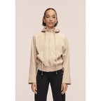CASALL Aria Zip Hoodie Jacket, beige