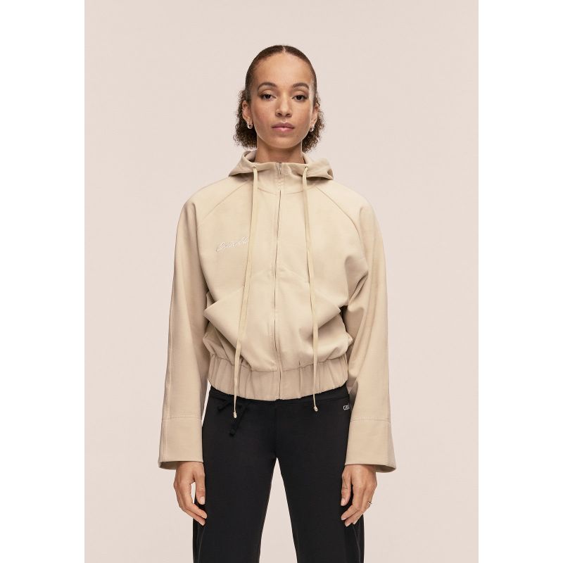 CASALL Aria Zip Hoodie Jacket, beige
