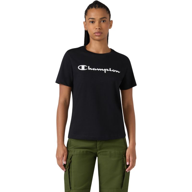 Champion Women's Short Sleeve T-shirt Black 118428 KK001