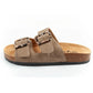 Lee Cooper women's slip-on shoes, khaki, comfortable, lightweight