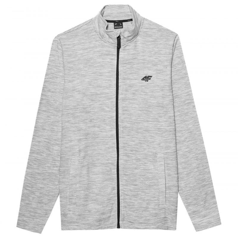 Sweatshirt 4F M 4FSS23TFLEM052 cool light gray melange Clothing/Training 4F