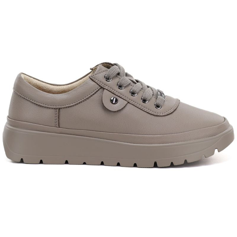 Comfortable beige women's leather shoes Vinceza 79367