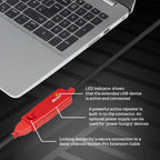 Lindy 42782 USB Cable USB 2.0 12m USB A Black Kable i adaptery/Kable USB Your Sports Performance