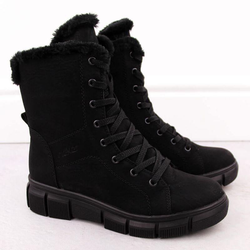 Rieker W X3402-00 RKR743 fur ankle boots Footwear/Lifestyle/Rieker Your Sports Performance