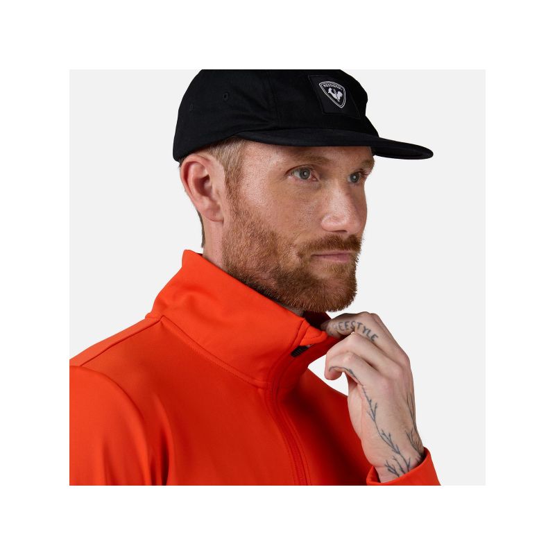 ROSSIGNOL Mid Layer Thin Men's Sweatshirt Orange