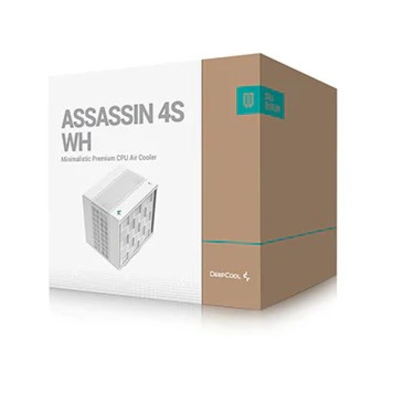 DeepCool ASSASSIN 4S WH Processor Air Cooler 14cm White 1 pc. Chłodzenie/Chłodzenie CPU Your Sports Performance