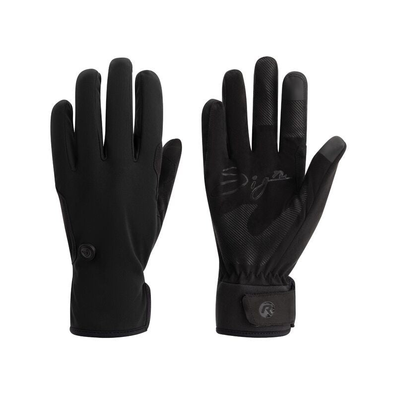 Rogelli SIGNATURE winter gloves black M Rogelli/Rower/Men/Akcesoria/Rękawiczki Zimowe Your Sports Performance