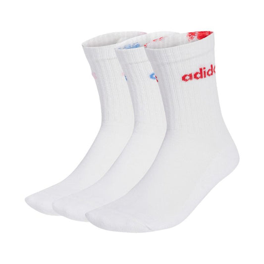 Adidas Linear Crew Cushioned 3 Pairs Socks White KB0083 In preparation Adidas