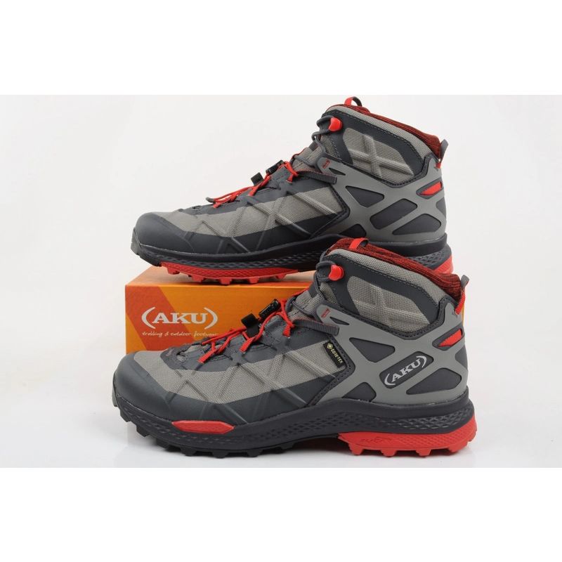 Aku Rocket Gore-tex Men's Hiking Boots, Gray Red To be categorized Your Sports Performance