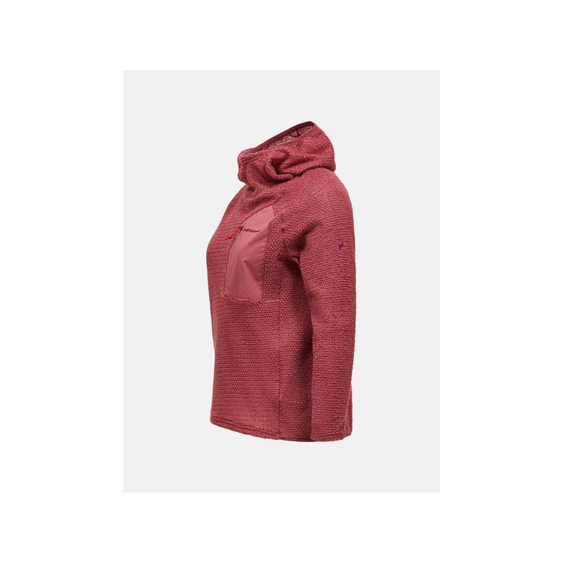 Women's PEAK PERFORMANCE W Freelight Polartec Alpha Hood red