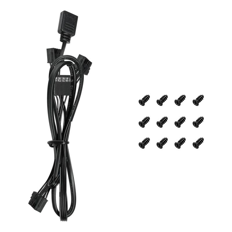DeepCool FL12-3 in 1 Computer Case Fan 12 cm Black 3 pcs. Chłodzenie/Chłodzenie - wentylatory Your Sports Performance
