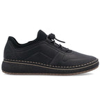 Rieker 50960-00 women's leather high-heeled shoes, black To be categorized Your Sports Performance