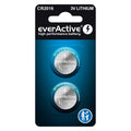 EVERACTIVE MINI CR2016 LITHIUM BATTERIES BLISTER 2 PCS CR20162BL Baterie, akumulatorki i ładowarki/Baterie Your Sports Performance