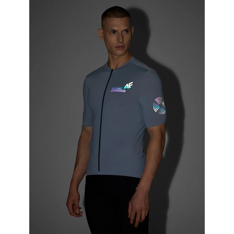 Men's 4F UPF50+ cycling jersey 4FRSS26TFTSM2449-25S