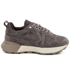 Brown leather platform sneakers Kobbo FIO27-67048
