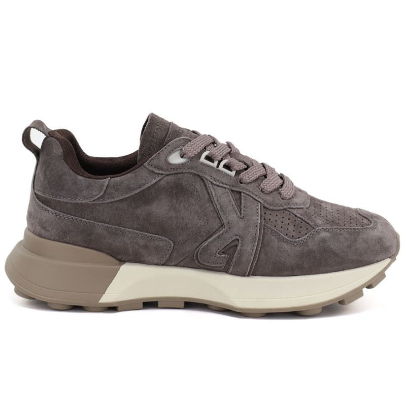 Brown leather platform sneakers Kobbo FIO27-67048