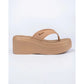 Ipanema shoes women's flip-flops Solaris platform beige