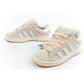 Adidas women's sports shoes Campus 00s leather sneakers beige Campus