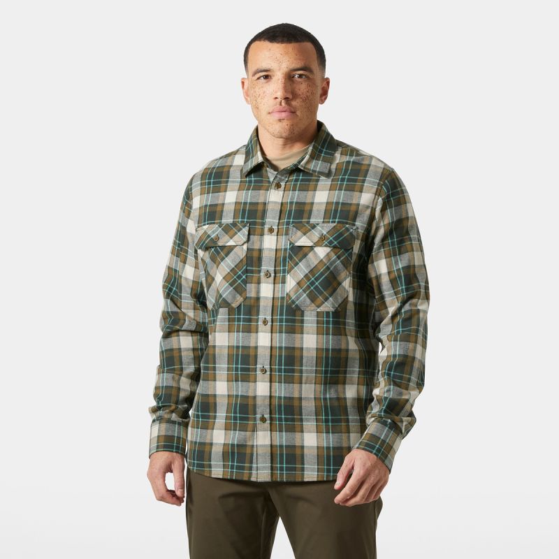 Helly Hansen flannel shirt OKKA FLANNEL LS SHIRT 62731 418 Helly Hansen