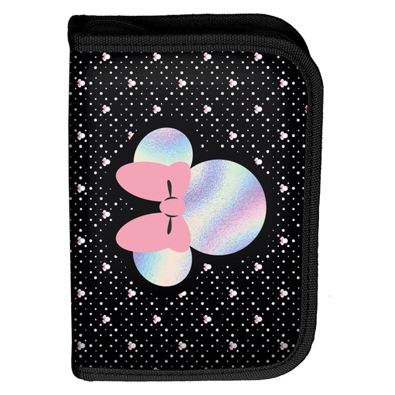 PASO x Minnie Mouse black school pencil case without school accessories - DM23VV-P001BW Akcesoria/Akcesoria dla fanów koszykówki/Gadżety koszykarskie Your Sports Performance
