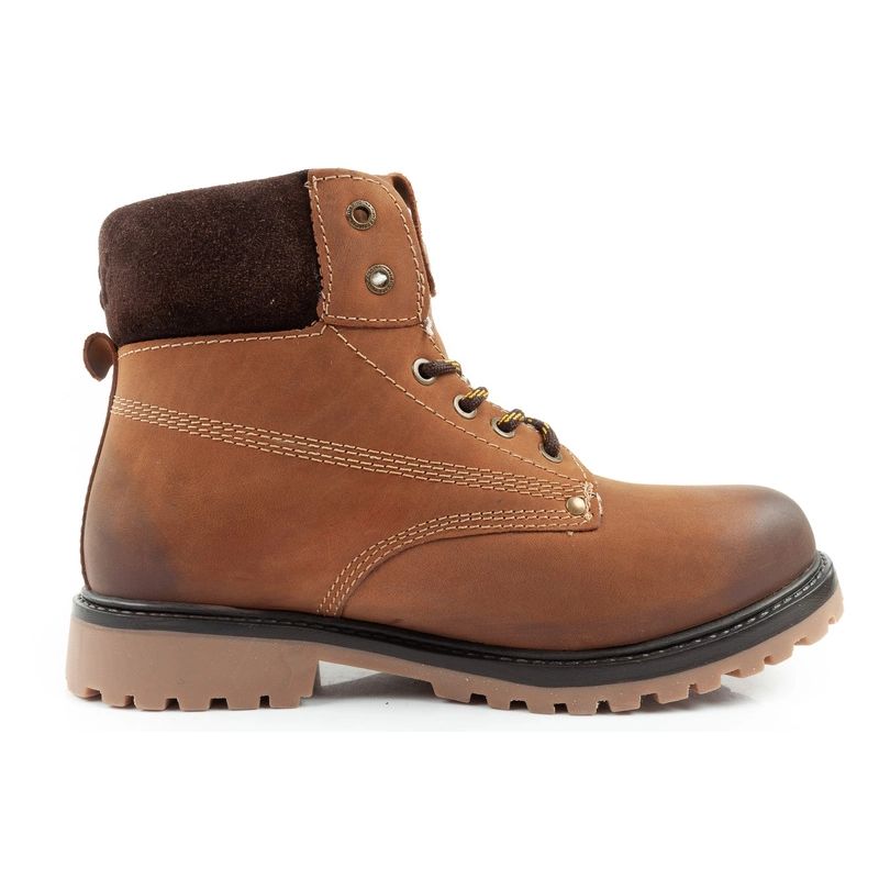 Wrangler Arch Fur men's boots, Chelsea boots, elegant, insulated, natural leather Wrangler