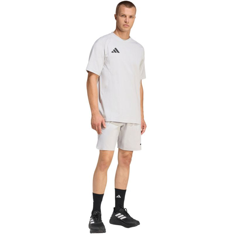 Men's adidas Tiro Travel Woven Shorts Gray KE8369