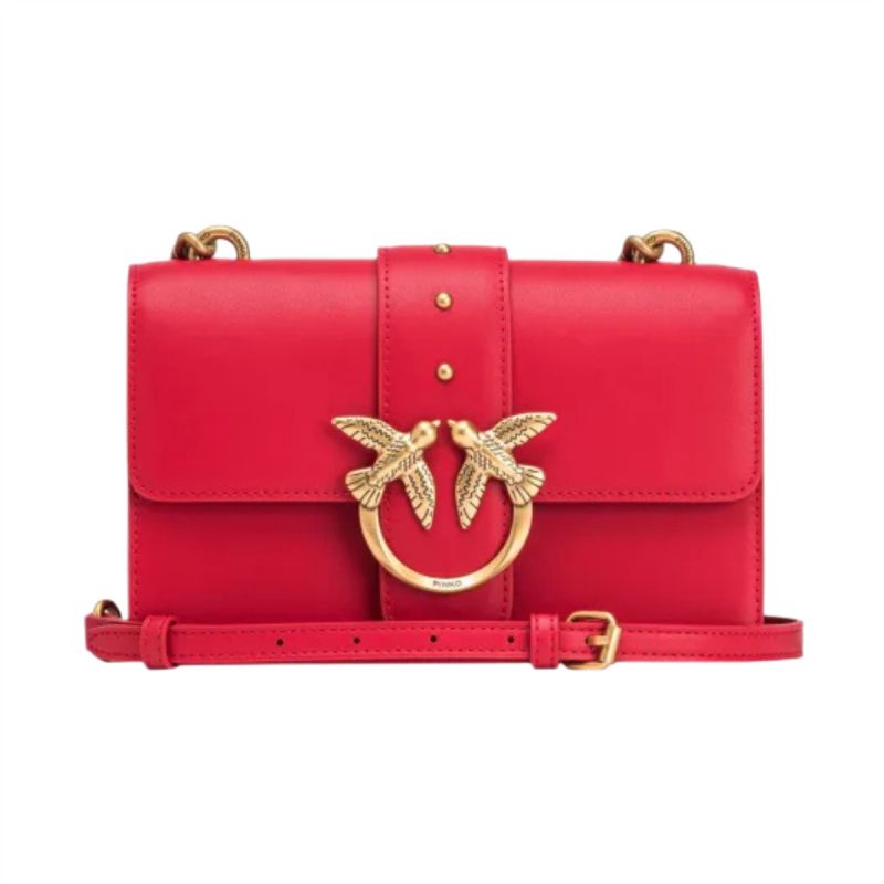 Pinko Mini Love Bag One Simply Red Women's Shoulder Bag - 100059A0F1 Akcesoria i sprzęt koszykarski/Torby i plecaki Your Sports Performance