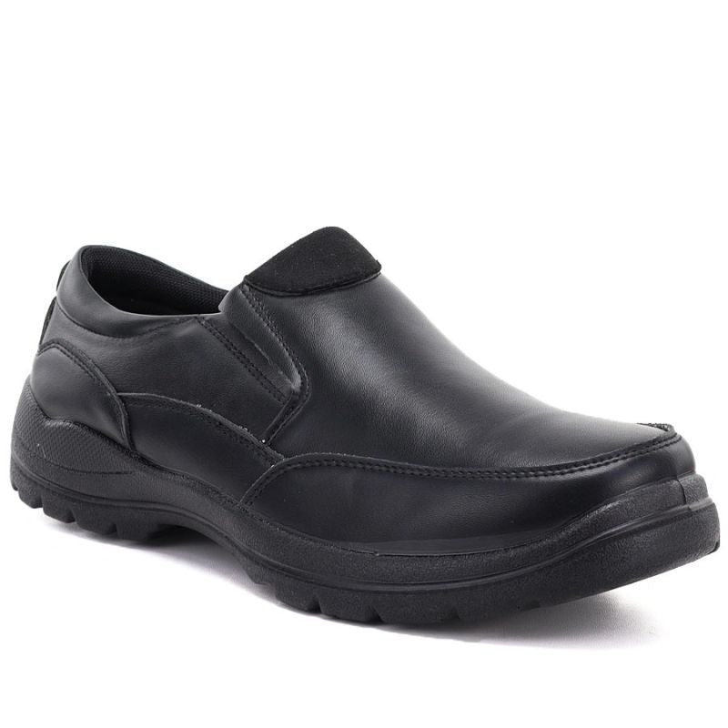 Men's Black Slip-On Shoes Vanhorn Z26-TO90402