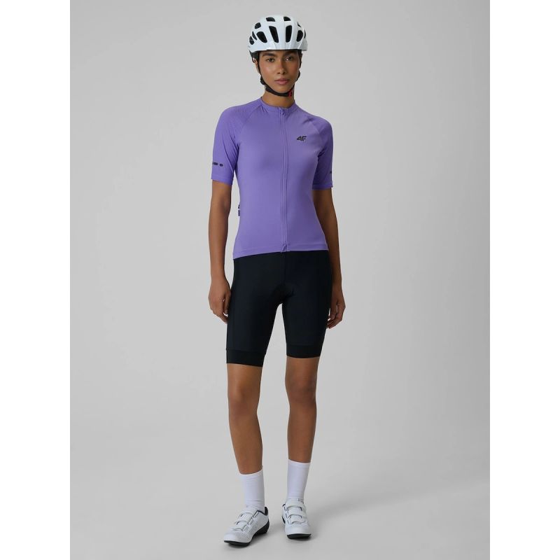 Women's cycling jersey with UPF50+ filter 4F 4FRSS26TFTSF2455-65S