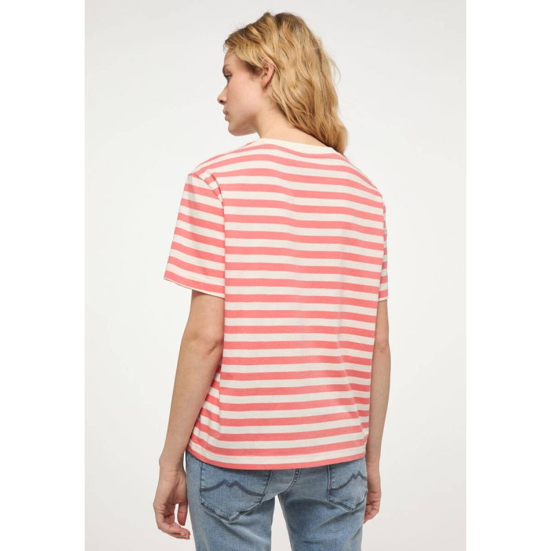 Mustang T-shirt Alina C Striped W 1013785 12434 Clothing/Lifestyle/T-shirts/Mustang Your Sports Performance